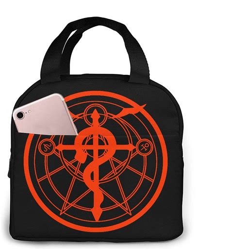 Fullmetal Alchemist Lunch Bag Waterproof Portable Bento Box 